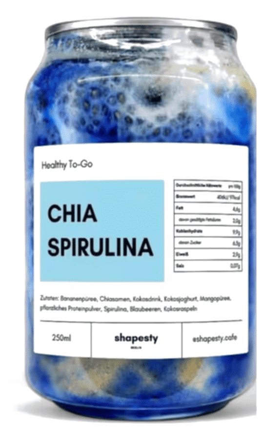 Protein Chia & Spirulina jar