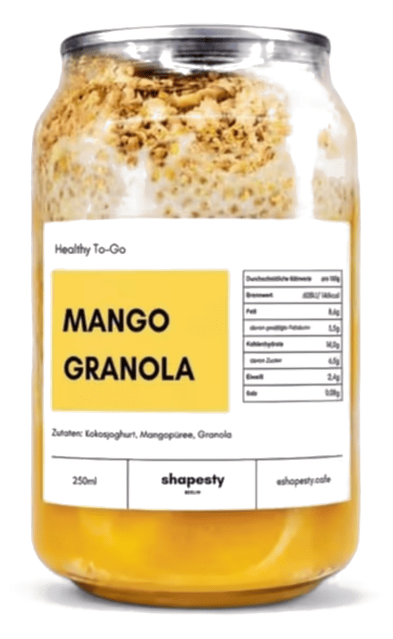 Mango Granola jar